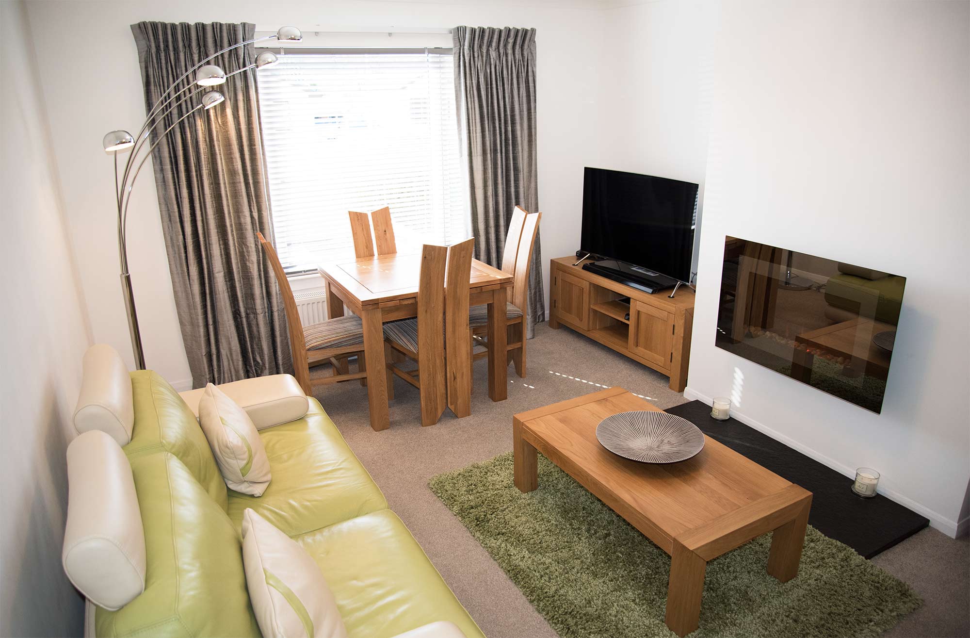 stunning open plan living room self catering accommodation